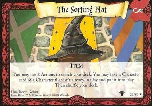 #29 The Sorting Hat - 2001 Harry Potter Quidditch cup