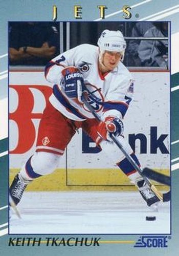 #29 Keith Tkachuk - Winnipeg Jets - 1992-93 Score Young Superstars Hockey
