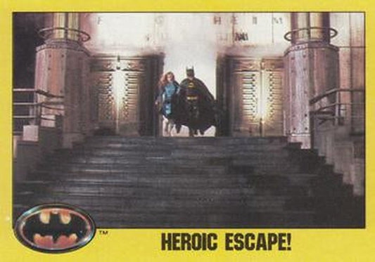 #229 Heroic Escape! - 1989 Topps Batman