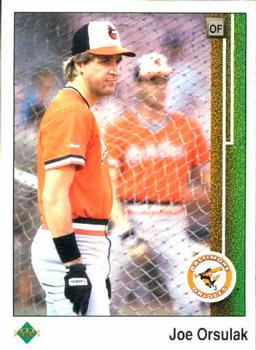 #429 Joe Orsulak - Baltimore Orioles - 1989 Upper Deck Baseball