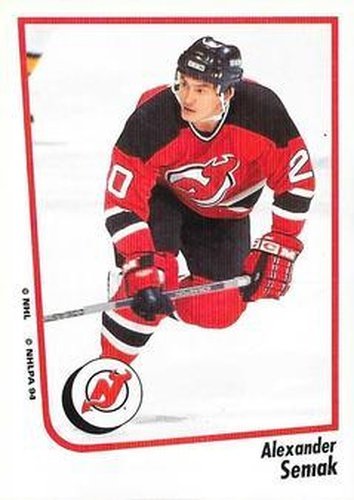 #29 Alexander Semak - New Jersey Devils - 1994-95 Panini Hockey Stickers