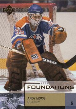 #29 Andy Moog - Edmonton Oilers - 2002-03 Upper Deck Foundations Hockey