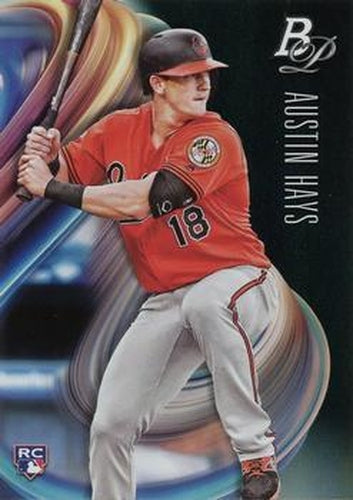 #29 Austin Hays - Baltimore Orioles - 2018 Bowman Platinum Baseball