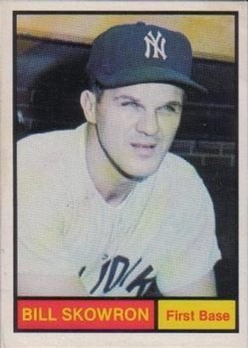 #29 Bill Skowron - New York Yankees -1982 Galasso 1961 World Champions New York Yankees Baseball