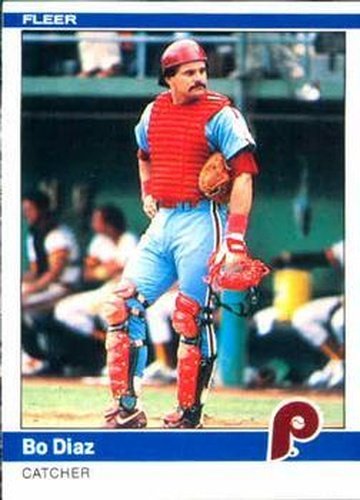 #29 Bo Diaz - Philadelphia Phillies - 1984 Fleer Baseball