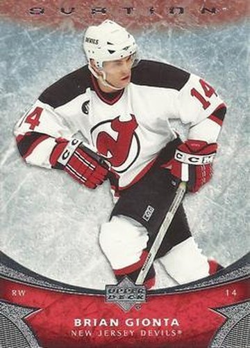 #29 Brian Gionta - New Jersey Devils - 2006-07 Upper Deck Ovation Hockey