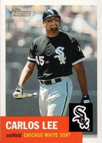 #29 Carlos Lee - Chicago White Sox - 2002 Topps Heritage Baseball