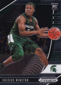 #29 Cassius Winston - Michigan State Spartans - 2020 Panini Prizm Draft Picks Collegiate Basketball