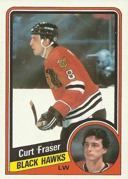 #29 Curt Fraser - Chicago Blackhawks - 1984-85 Topps Hockey