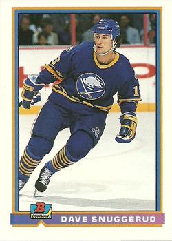 #29 Dave Snuggerud - Buffalo Sabres - 1991-92 Bowman Hockey