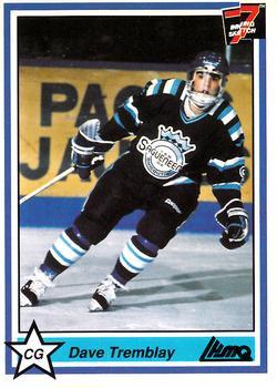 #29 Dave Tremblay - Chicoutimi Sagueneens - 1990-91 7th Inning Sketch QMJHL Hockey