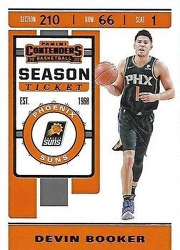 #29 Devin Booker - Phoenix Suns - 2019-20 Panini Contenders Basketball