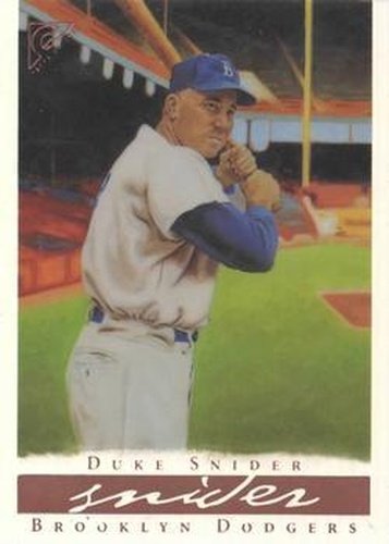 #29 Duke Snider - Brooklyn Dodgers - 2003 Topps Gallery Hall of Fame - Artist's Proofs Baseball