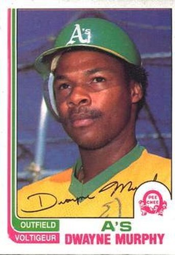 #29 Dwayne Murphy - Oakland Athletics - 1982 O-Pee-Chee Baseball
