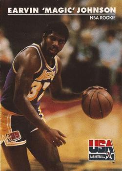 #29 Earvin "Magic" Johnson - USA - 1992 SkyBox USA Basketball