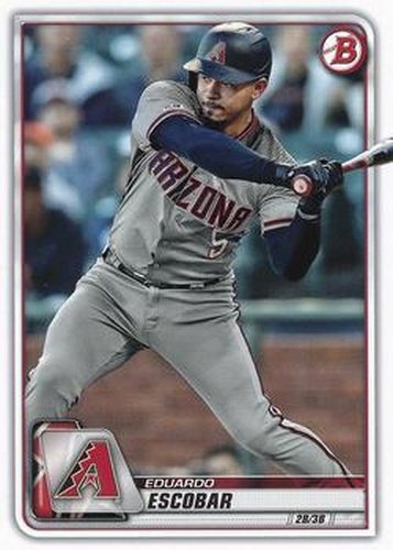 #29 Eduardo Escobar - Arizona Diamondbacks - 2020 Bowman Baseball