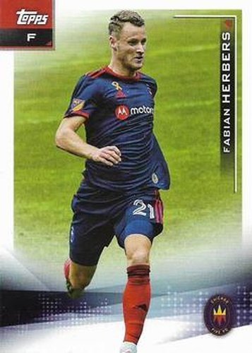 #29 Fabian Herbers - Chicago Fire - 2021 Topps MLS Soccer