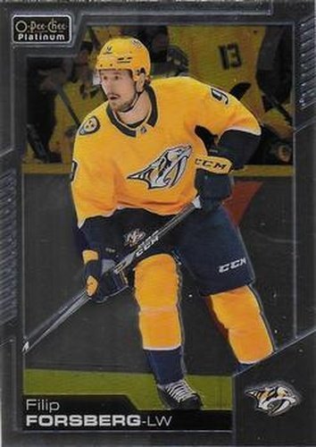 #29 Filip Forsberg - Nashville Predators - 2020-21 O-Pee-Chee Platinum Hockey