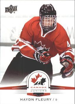 #29 Haydn Fleury - Canada - 2014-15 Upper Deck Team Canada Juniors Hockey