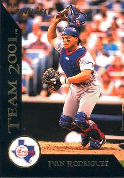 #29 Ivan Rodriguez - Texas Rangers - 1993 Pinnacle - Team 2001 Baseball