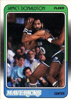 #29 James Donaldson - Dallas Mavericks - 1988-89 Fleer Basketball