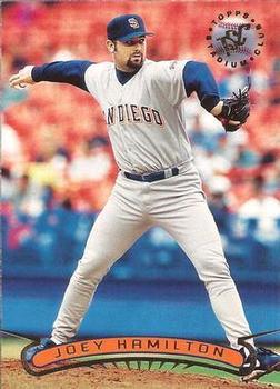 #29 Joey Hamilton - San Diego Padres - 1996 Stadium Club Baseball