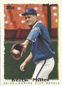 #29 Keith Miller - Kansas City Royals - 1995 Topps Baseball