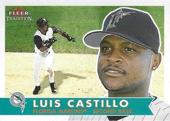 #29 Luis Castillo - Florida Marlins - 2001 Fleer Tradition Baseball