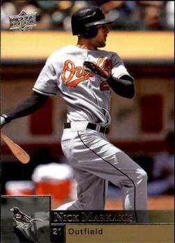 #29 Nick Markakis - Baltimore Orioles - 2009 Upper Deck Baseball