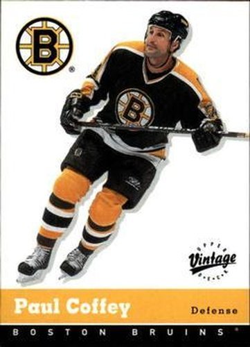 #29 Paul Coffey - Boston Bruins - 2000-01 Upper Deck Vintage Hockey