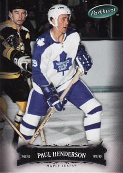 #29 Paul Henderson - Toronto Maple Leafs - 2006-07 Parkhurst Hockey