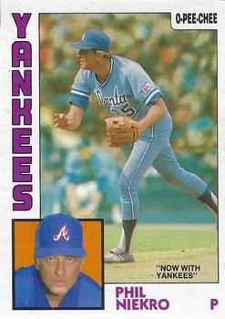 #29 Phil Niekro - New York Yankees - 1984 O-Pee-Chee Baseball
