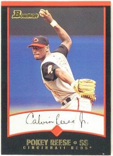 #29 Pokey Reese - Cincinnati Reds - 2001 Bowman Baseball