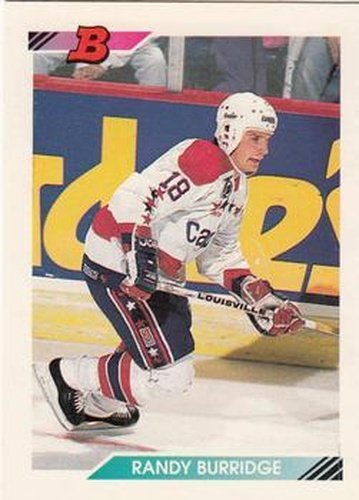 #29 Randy Burridge - Washington Capitals - 1992-93 Bowman Hockey