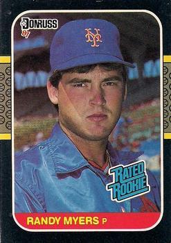 #29 Randy Myers - New York Mets - 1987 Donruss Baseball