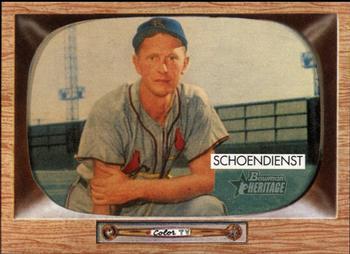 #29 Red Schoendienst - St. Louis Cardinals - 2004 Bowman Heritage Baseball