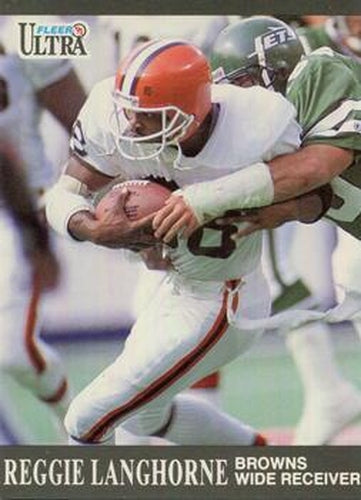 #29 Reggie Langhorne - Cleveland Browns - 1991 Ultra Football
