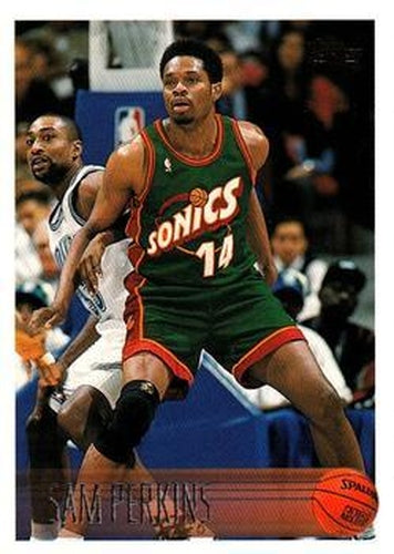 #29 Sam Perkins - Seattle SuperSonics - 1996-97 Topps Basketball