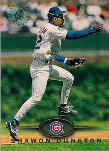 #29 Shawon Dunston - Chicago Cubs - 1995 Stadium Club Baseball