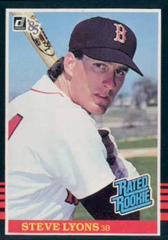 #29 Steve Lyons - Boston Red Sox - 1985 Donruss Baseball