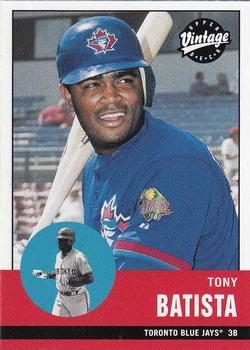 #29 Tony Batista - Toronto Blue Jays - 2001 Upper Deck Vintage Baseball
