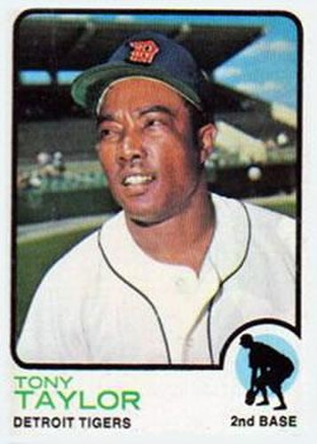 #29 Tony Taylor - Detroit Tigers - 1973 Topps Baseball