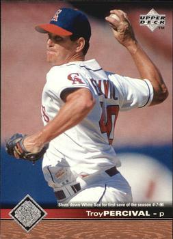 #29 Troy Percival - California Angels - 1997 Upper Deck Baseball