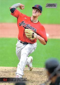 #29 Zach Plesac - Cleveland Indians - 2021 Stadium Club Baseball