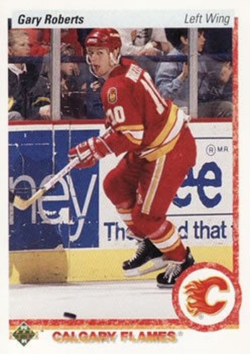 #29 Gary Roberts - Calgary Flames - 1990-91 Upper Deck Hockey