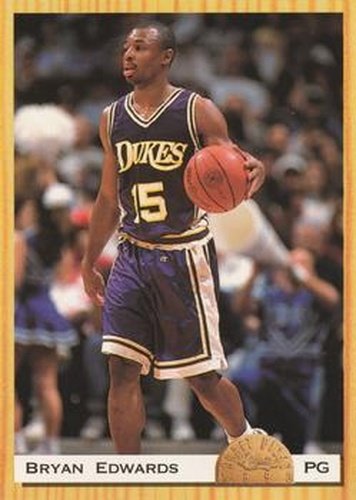 #29 Bryan Edwards - James Madison Dukes - 1993 Classic Draft Picks Basketball