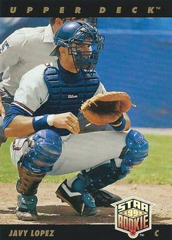 #29 Javy Lopez - Atlanta Braves - 1993 Upper Deck Baseball