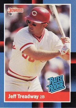 #29 Jeff Treadway - Cincinnati Reds - 1988 Donruss Baseball