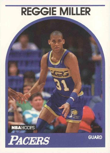 #29 Reggie Miller - Indiana Pacers - 1989-90 Hoops Basketball