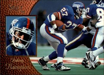 #29 Rodney Hampton - New York Giants - 1996 Select Football